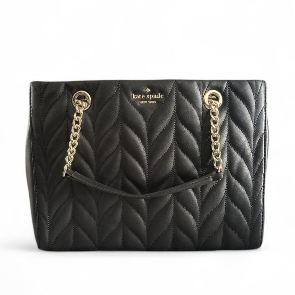 Kate Spade Briar Lane Quilted Black Satchel